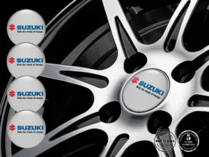 Suzuki Édition Autocollants Jantes Étiquettes Bombées de Qualité